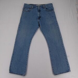 Y2K Levis 517 Bootcut Jeans Mens 34x30 Blue Light Wash Denim Regular Fit Casual
